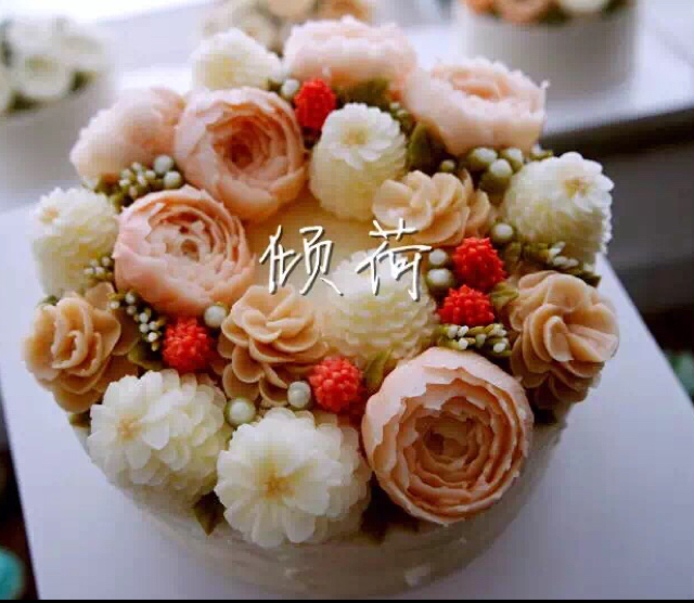 韩式透明奶油霜