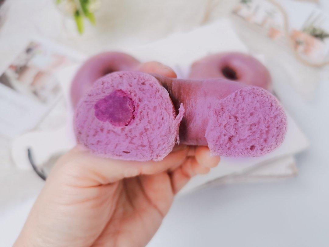 低糖低油~紫薯贝果