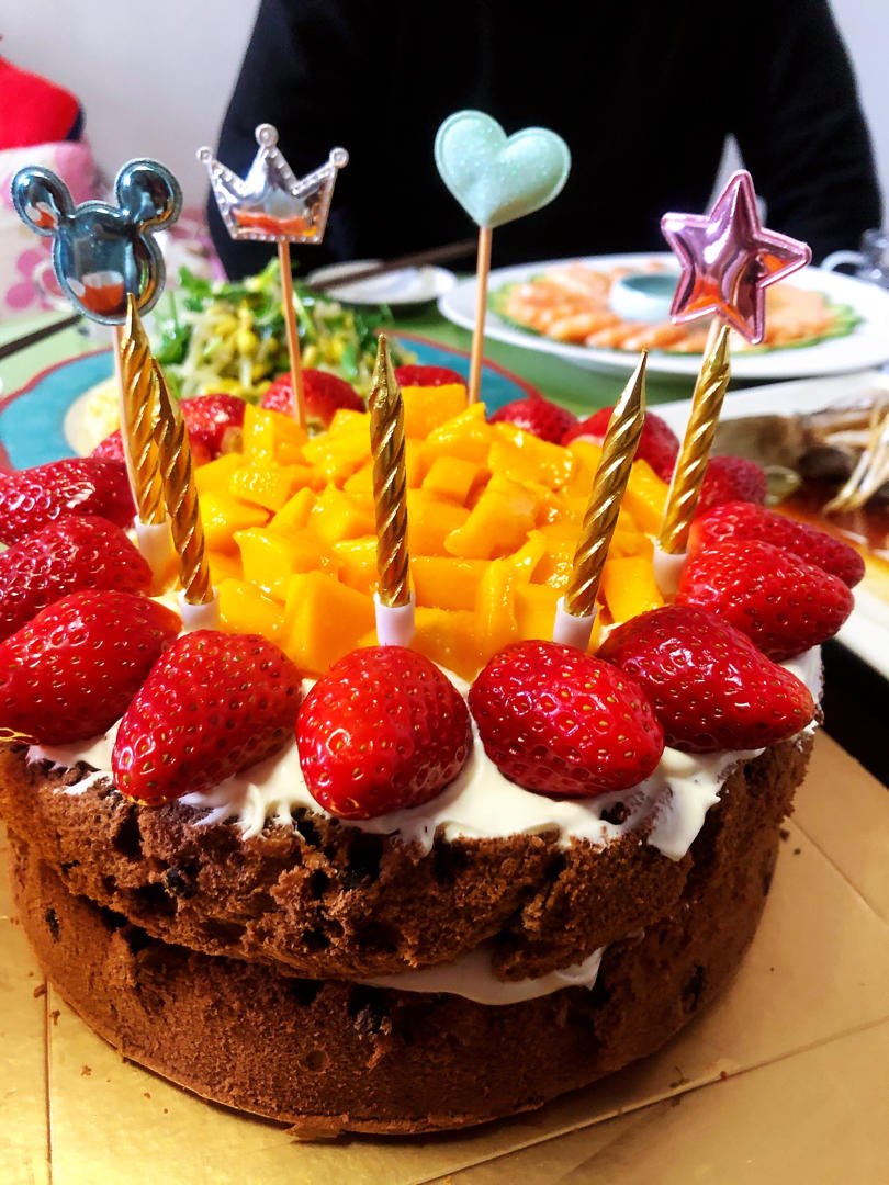 巧克力豆可可戚风