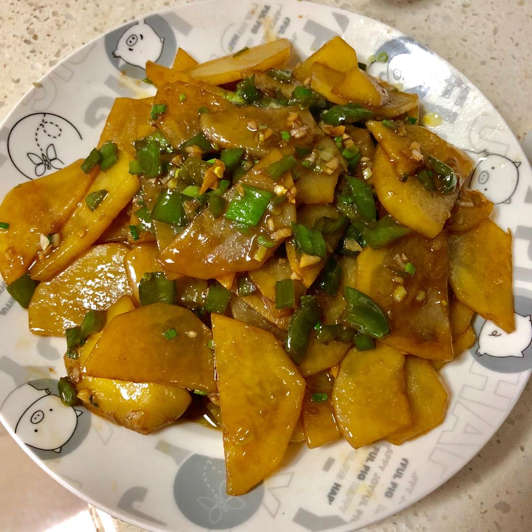 家常炒土豆片
