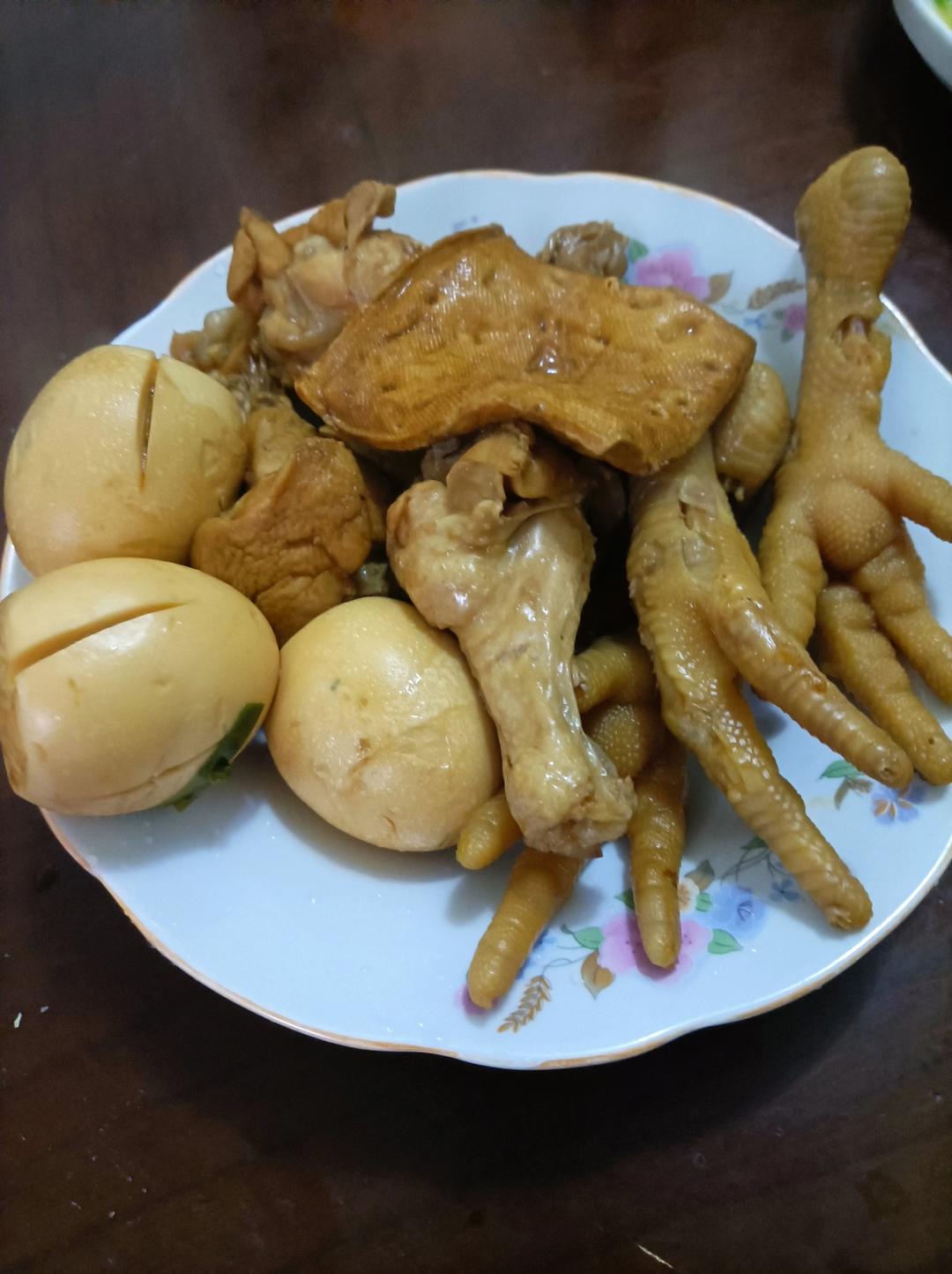 卤鸡爪鸡蛋豆干（简单易学）