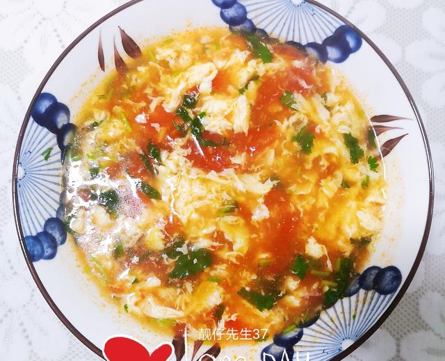 鲜香家常番茄蛋花汤🍅（西红柿鸡蛋汤）快手菜！营养不流失的美味汤菜！的做法