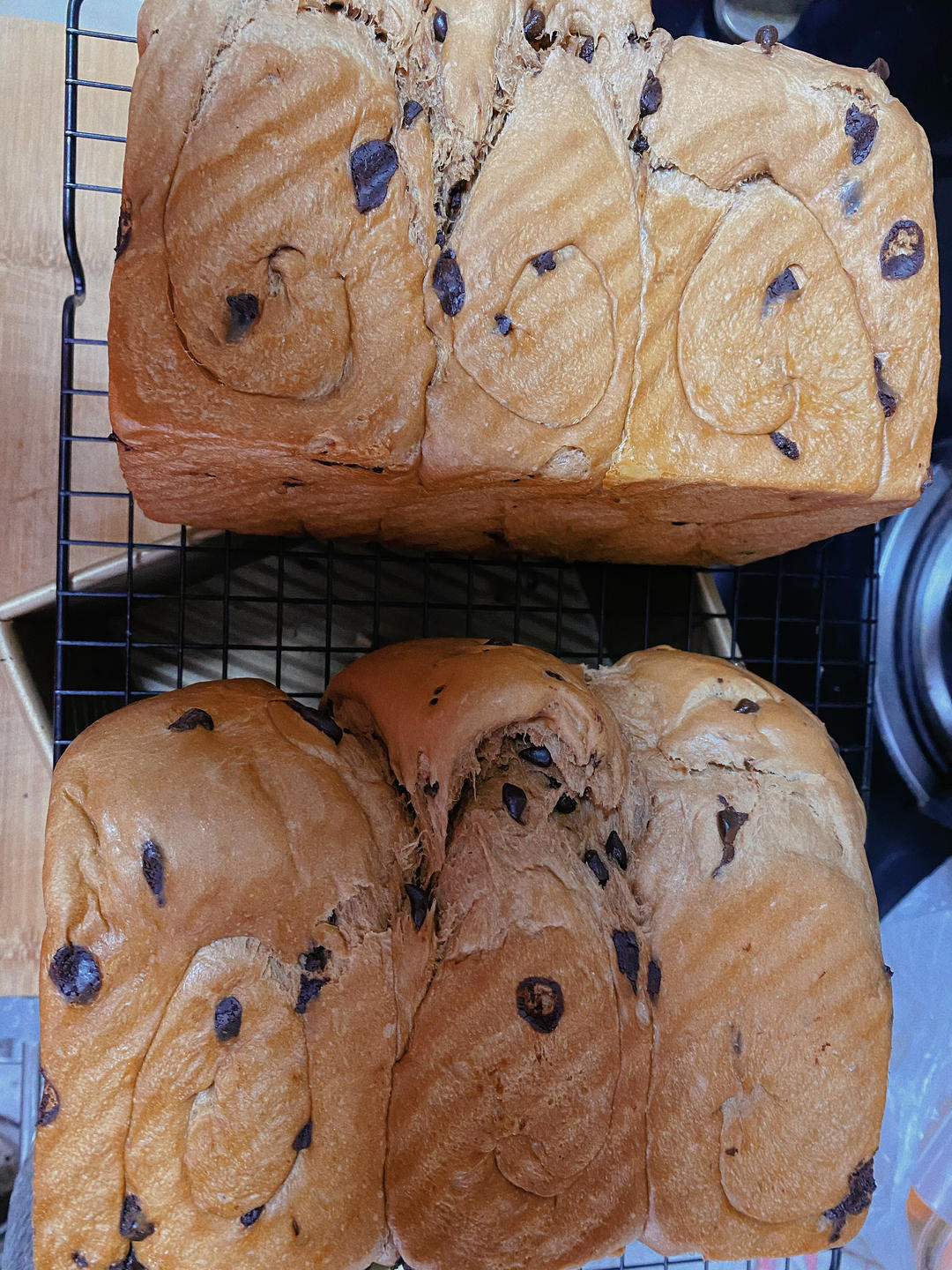 奶油巧克力吐司