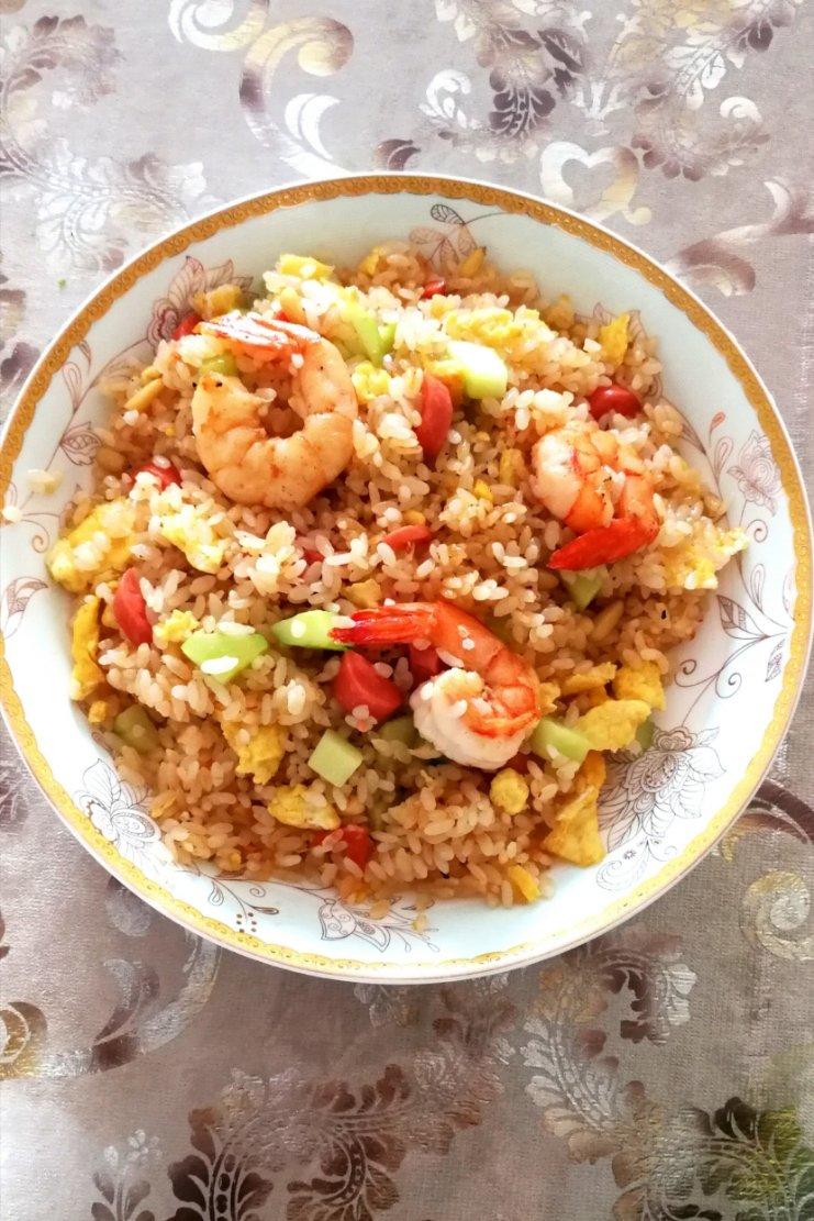 打耳光都不换的虾仁蛋炒饭