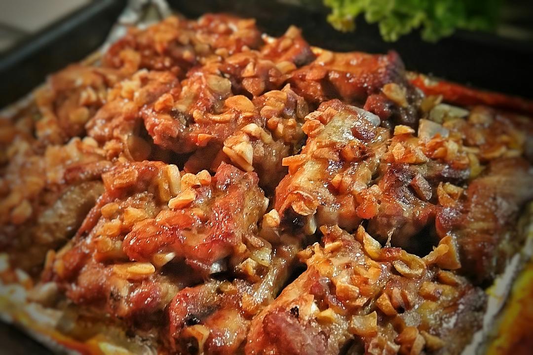 香到骨头里的蒜香排骨（烤箱）