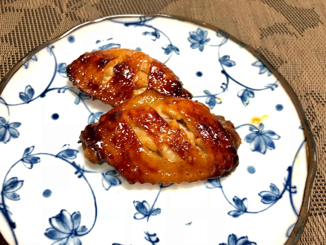 脆皮嫩肉蜜汁烤鸡中翅