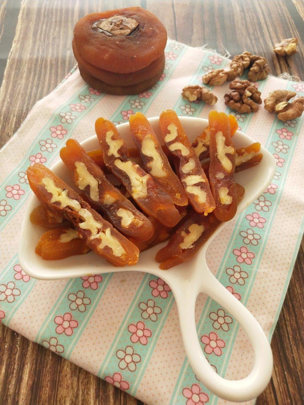 柿饼核桃夹心酥条