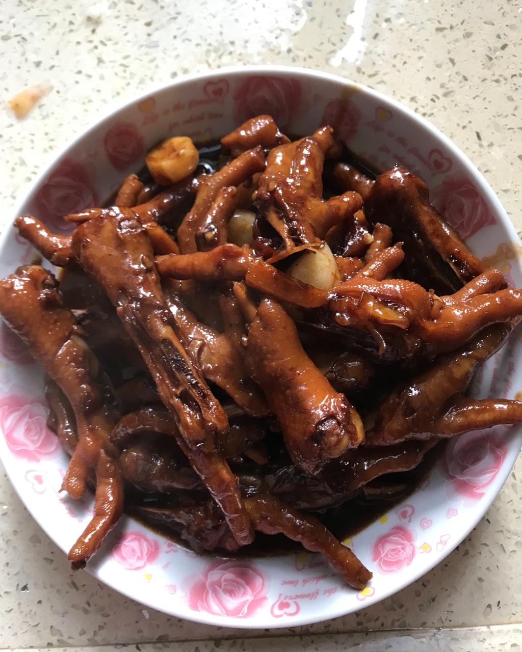 香辣卤鸡爪