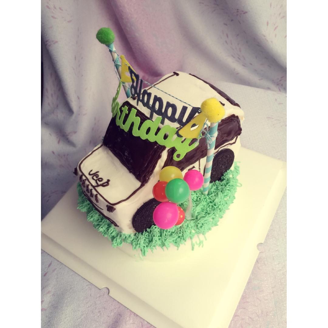 最潮的Jeep car cake汽车蛋糕