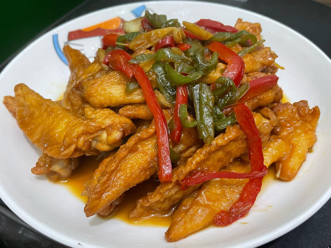 【下饭神器】虎皮鸡尖炒青红椒