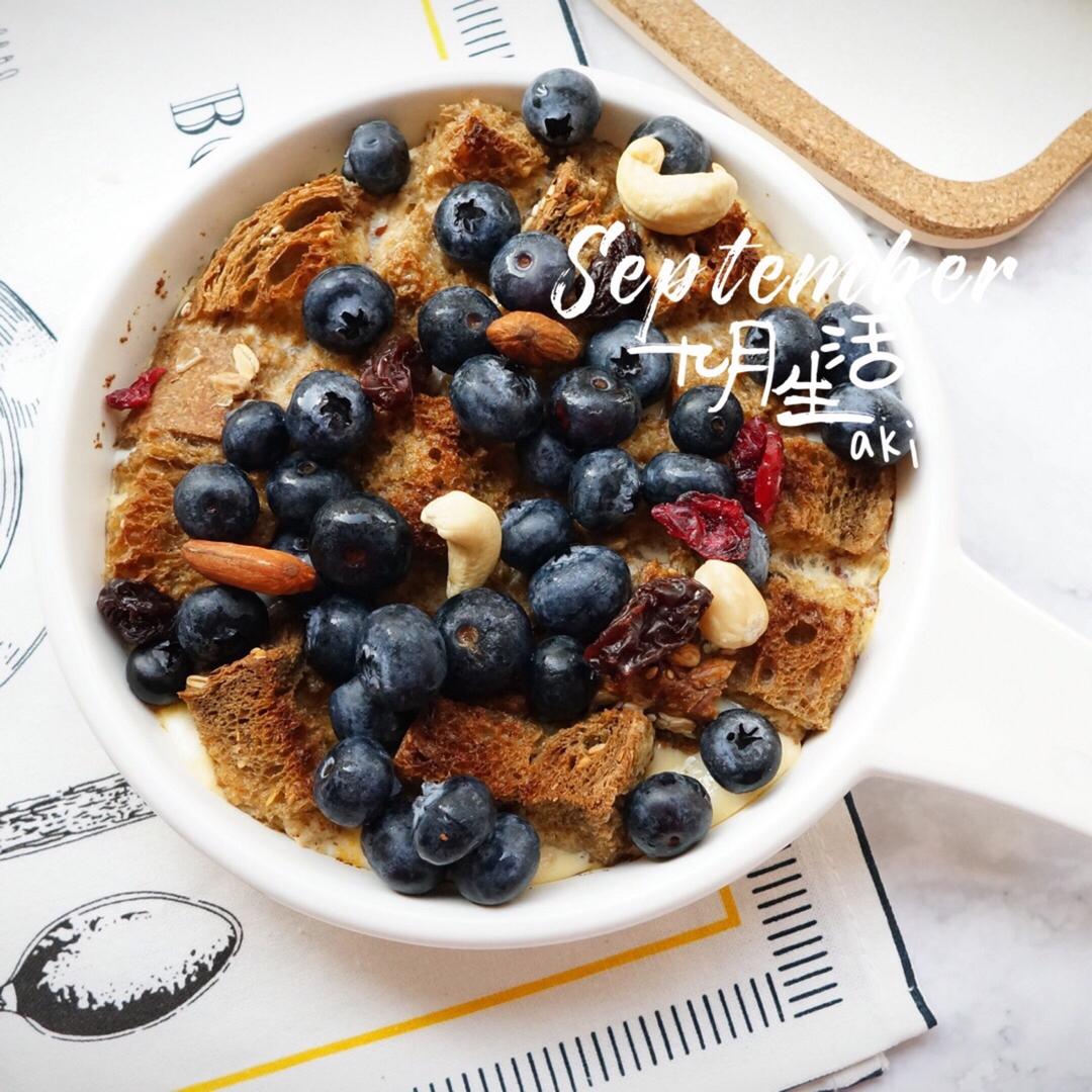 减脂也能吃的面包鸡蛋布丁