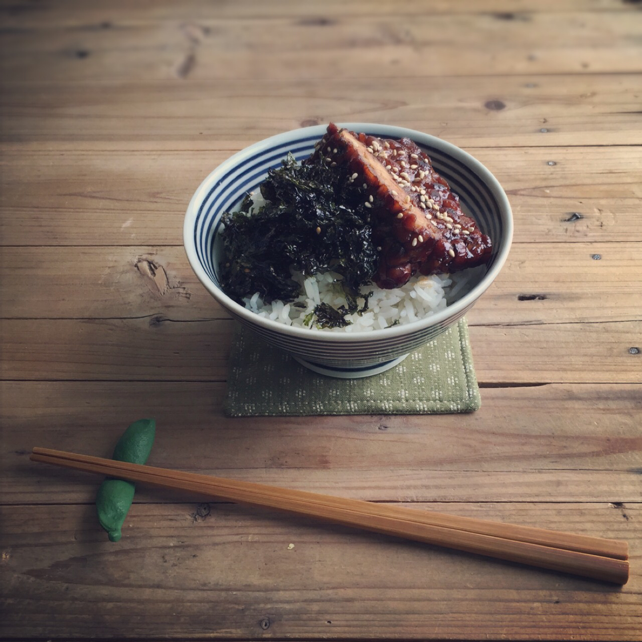 照烧天贝海苔拌饭