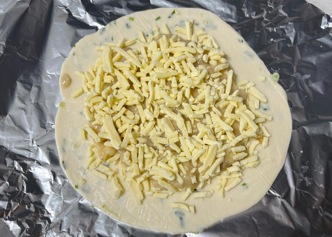 手抓饼的花样吃法：香蕉芝士派