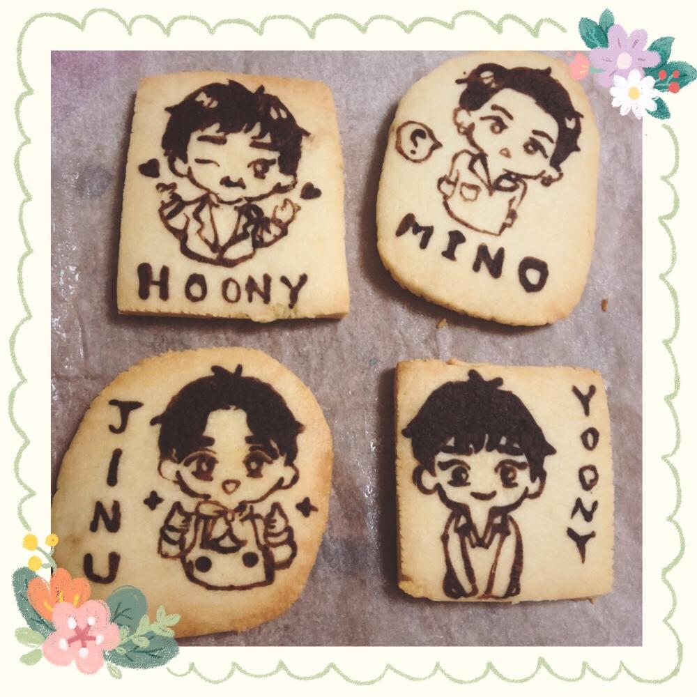 巧克力转印曲奇（不会画画也可以！绝对投食神物！）