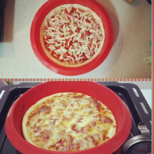 金枪鱼火腿pizza