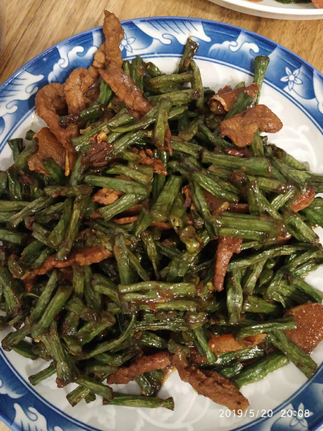 豆角丝炒肉