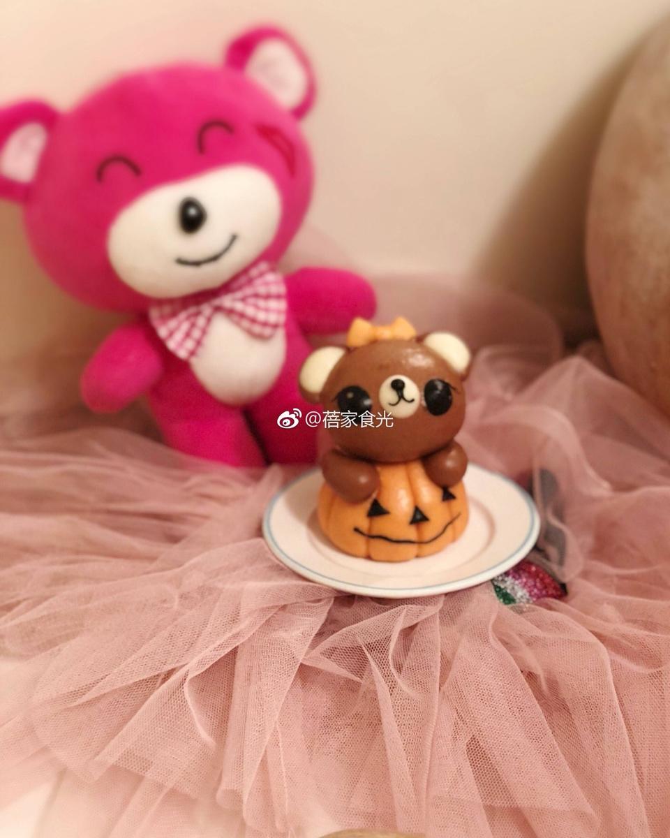 小熊南瓜豆沙包