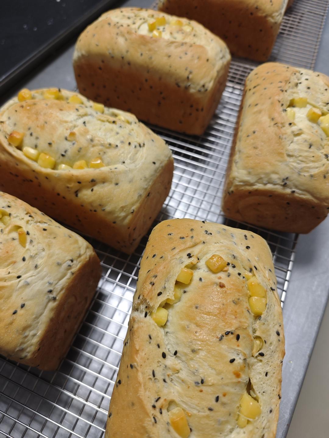 一口沦陷｜海盐黑芝麻乳酪丁吐司