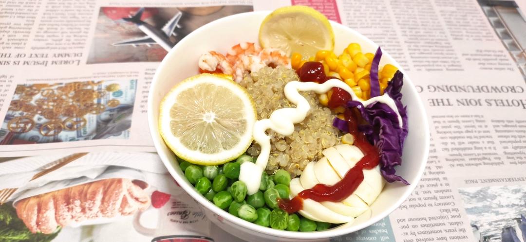 减脂三色藜麦饭