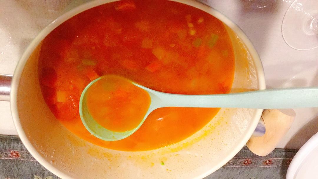 超级浓超好喝的番茄土豆汤