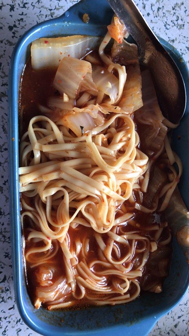 韩国辣酱拌凉面—太好吃啦