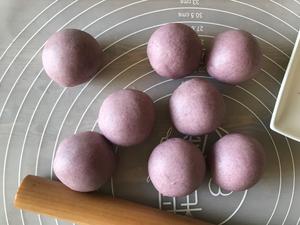 春天里～浪漫紫薯桃花酥的做法 步骤21