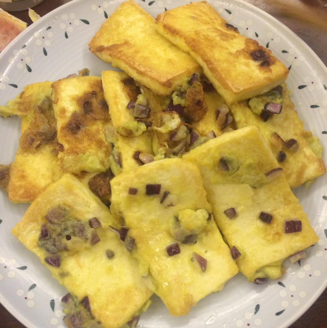 鸡蛋煎豆腐