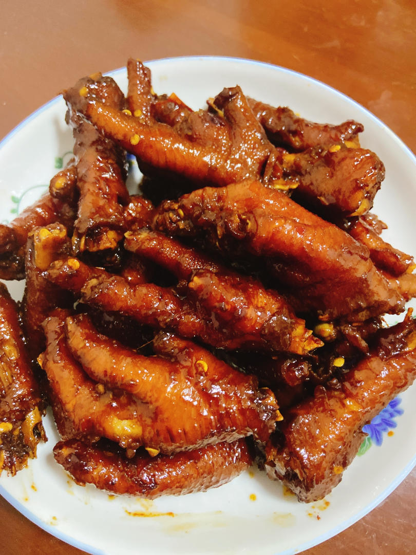 香辣烧鸡爪