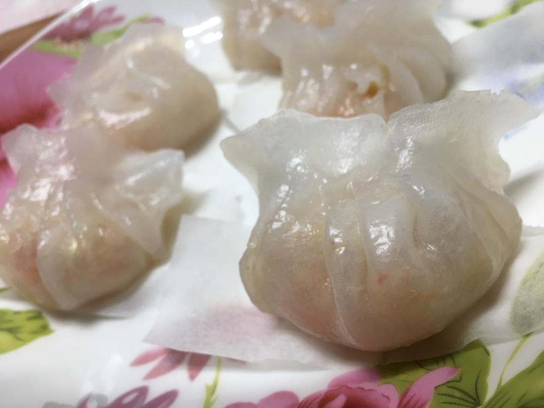 弯梳虾饺