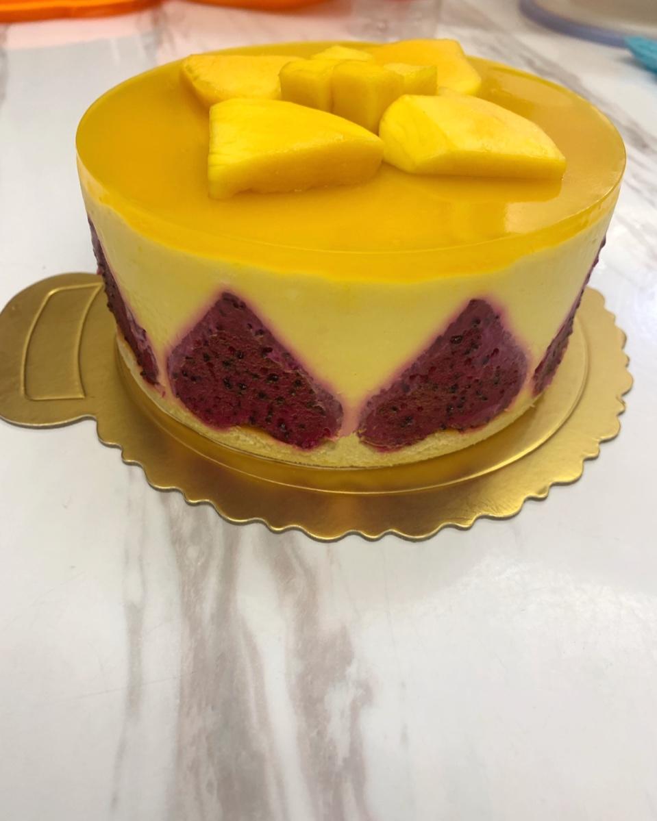 【视频】芒果慕斯（6寸） | 含镜面果胶配方