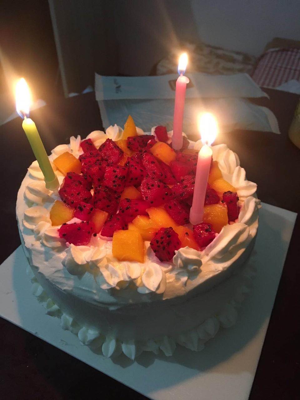 8寸水果生日蛋糕