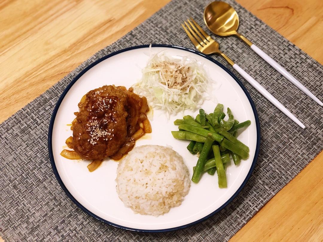 日式汉堡肉 附最快手百搭日式红酒酱汁