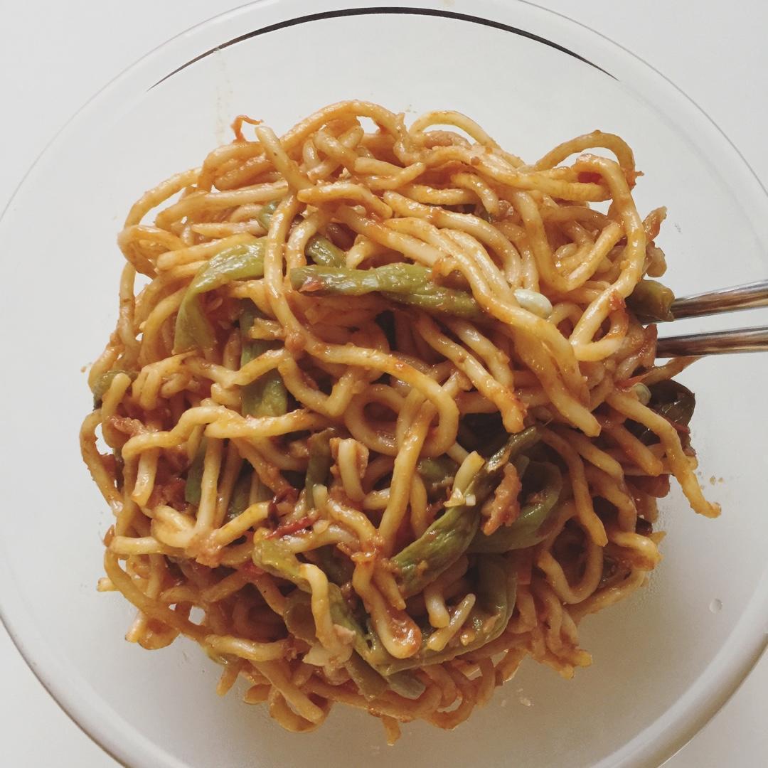 豆角焖面
