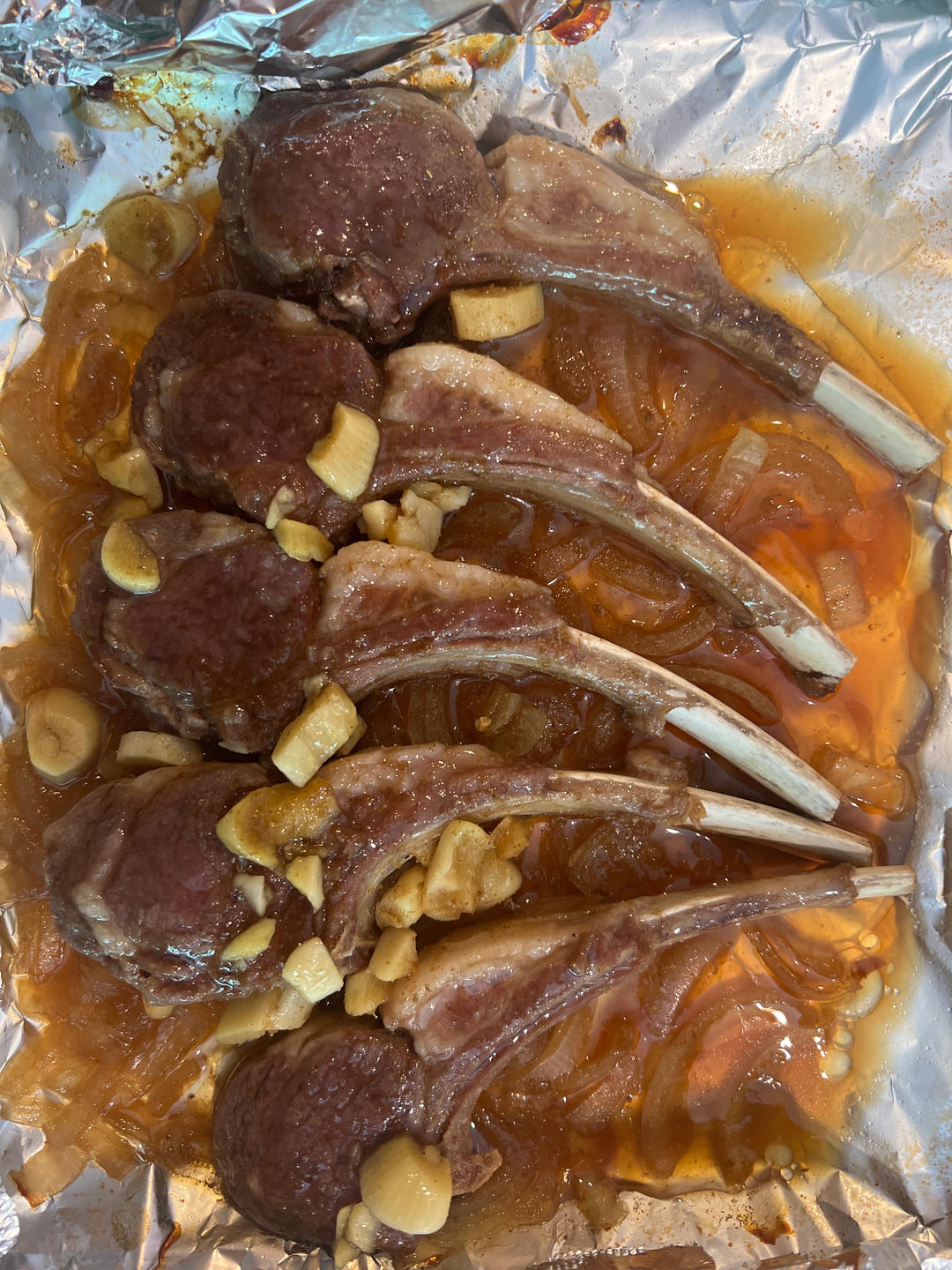 好吃到舔手指❗️🍴🐑孜然烤法式羊排（烤箱版）