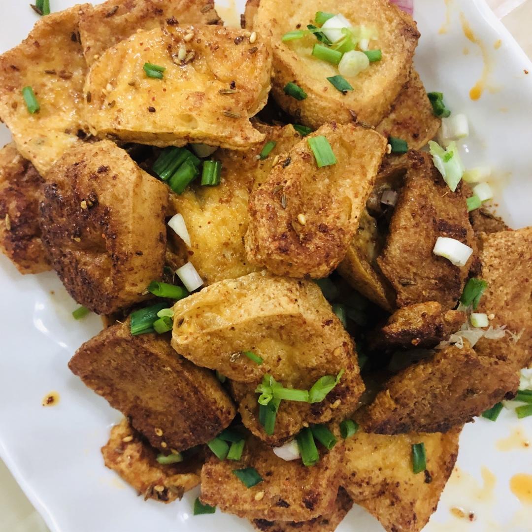 香煎嫩豆腐