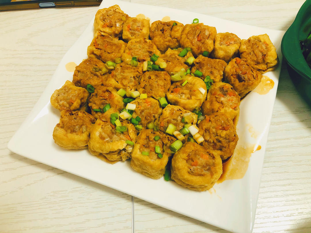 油豆泡塞肉