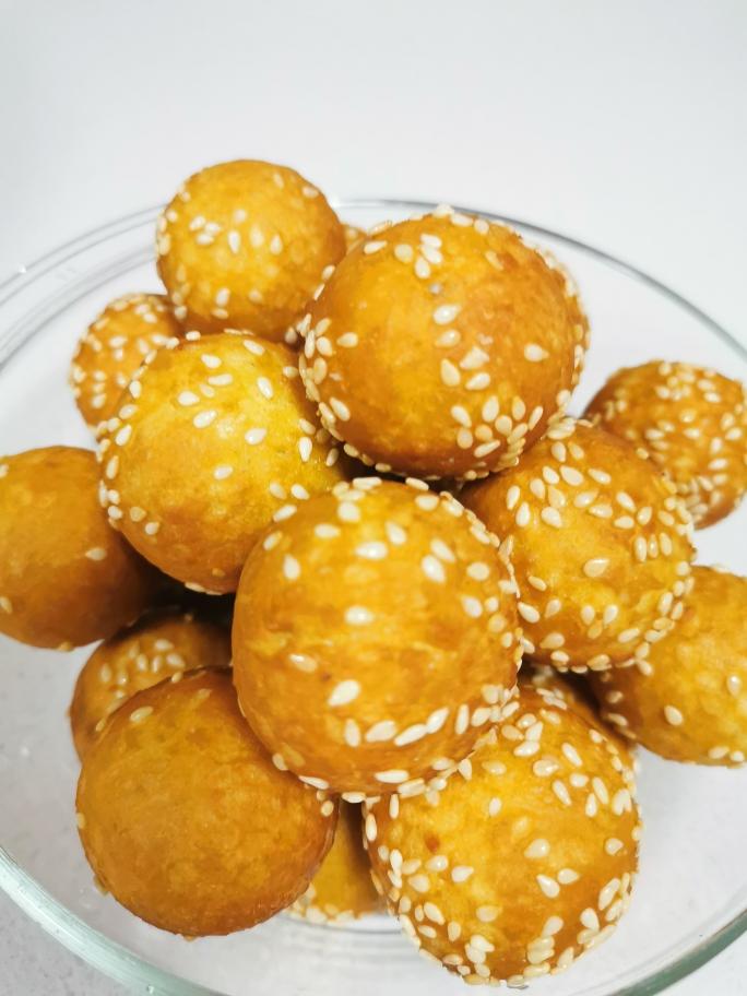 炸地瓜丸子的做法 步骤3