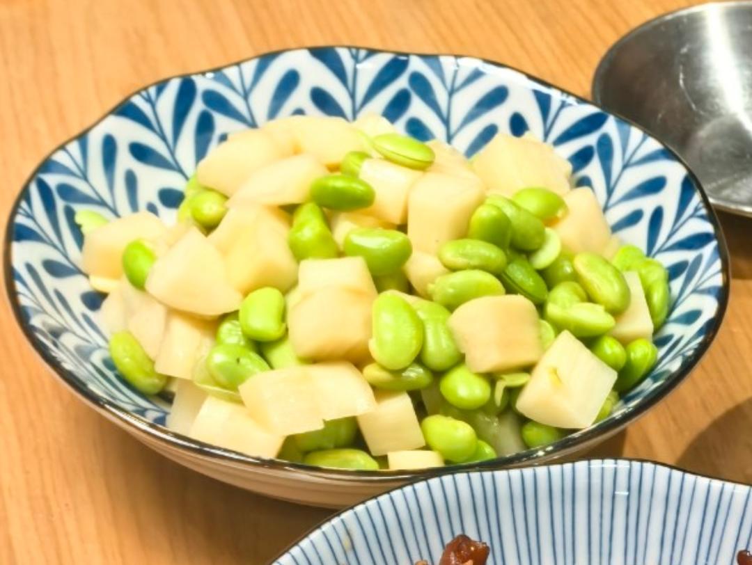 茭白毛豆