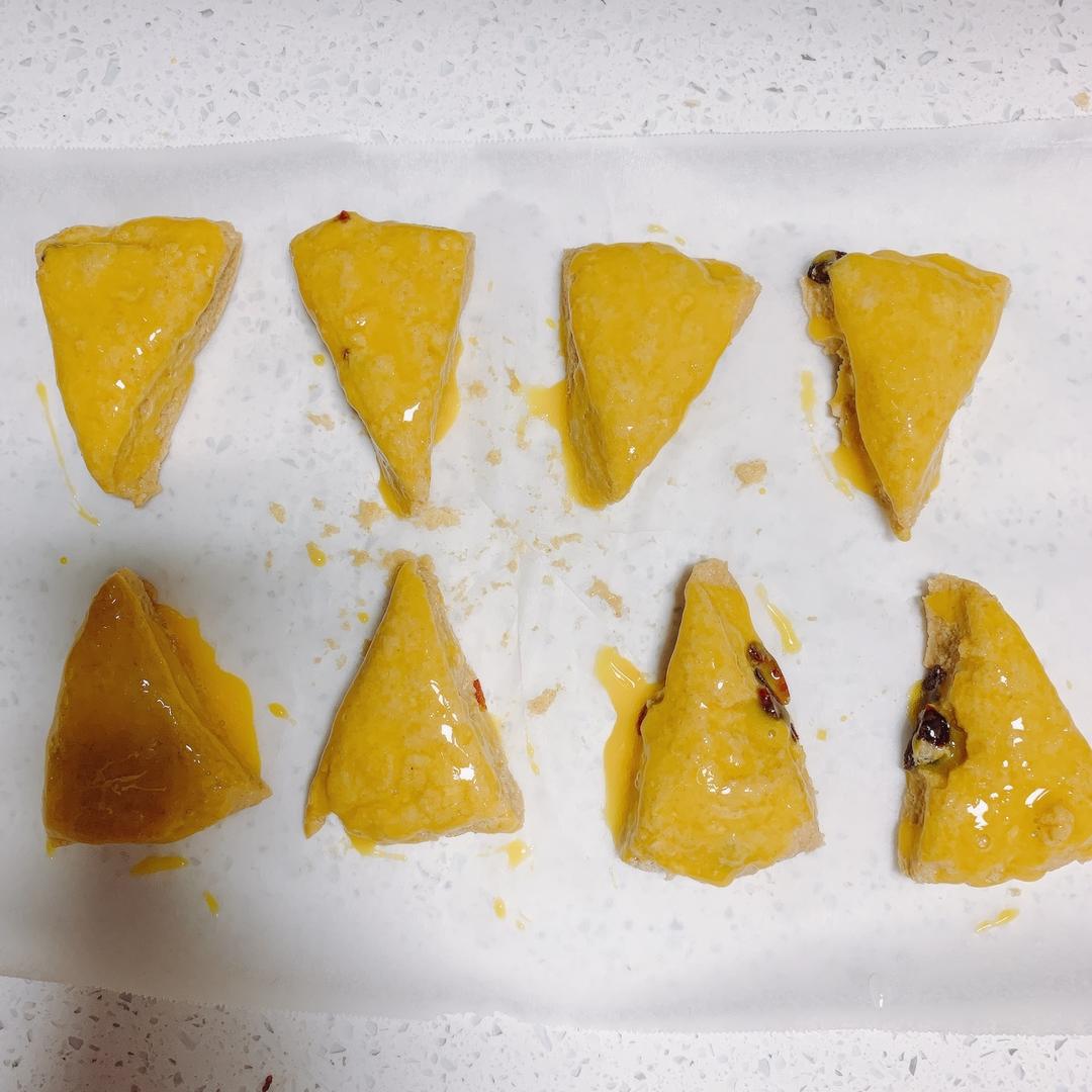 全麦无糖无油低脂版咸玉米蔓越莓司康