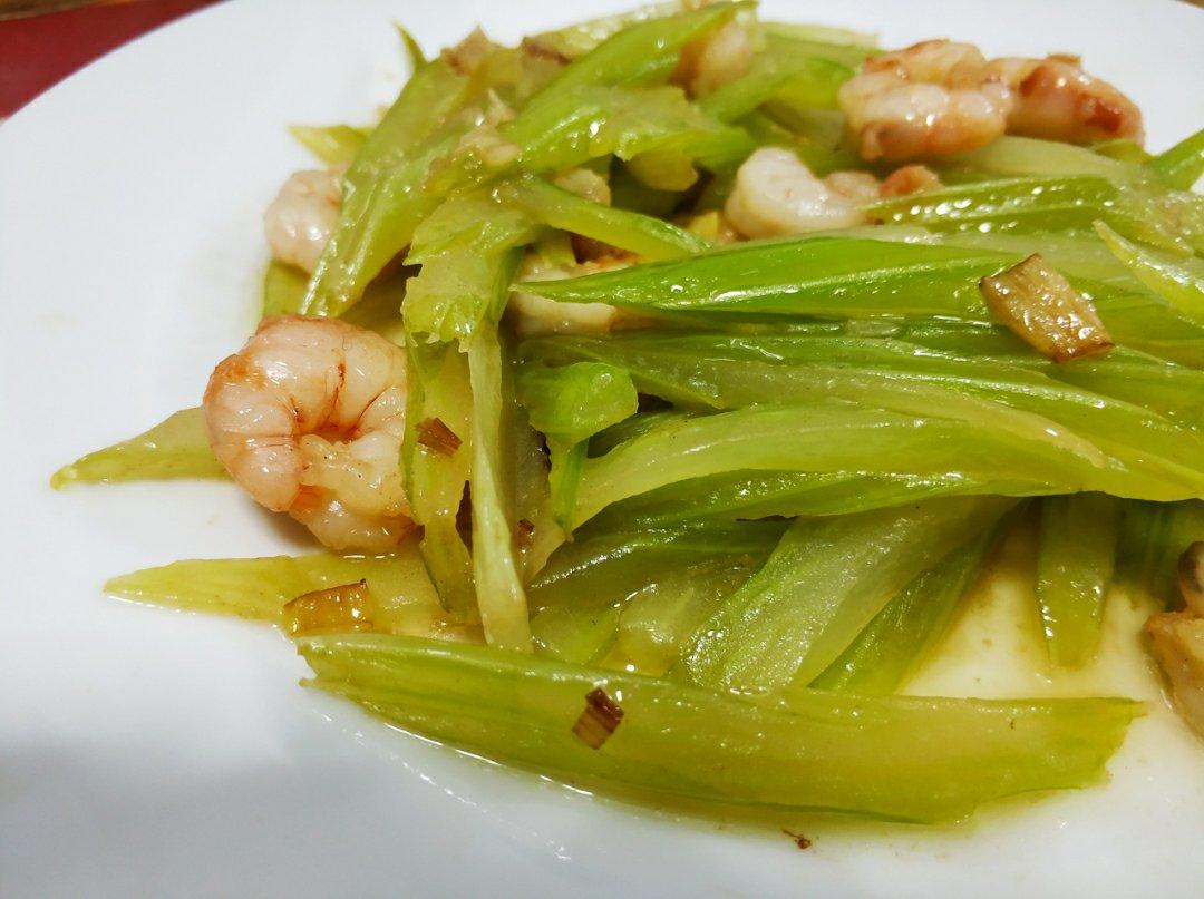 西芹虾仁