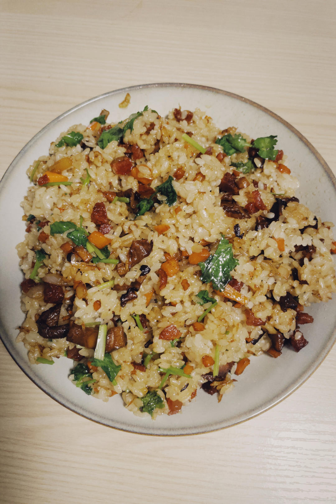 生炒糯米饭的做法