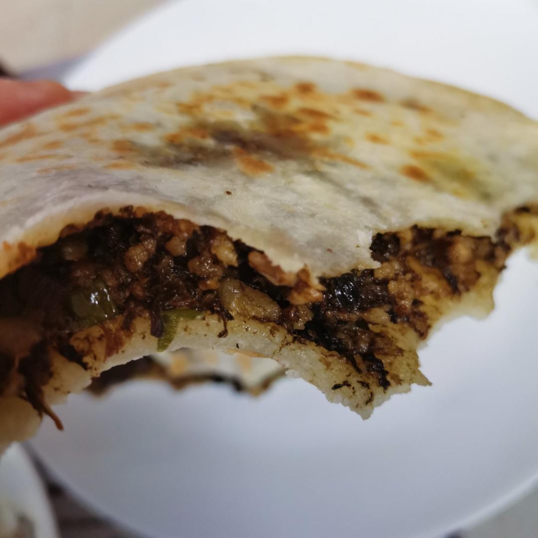 芬6hpl做的梅干菜饼浙江台州特色宁溪麦鼓头软糯版