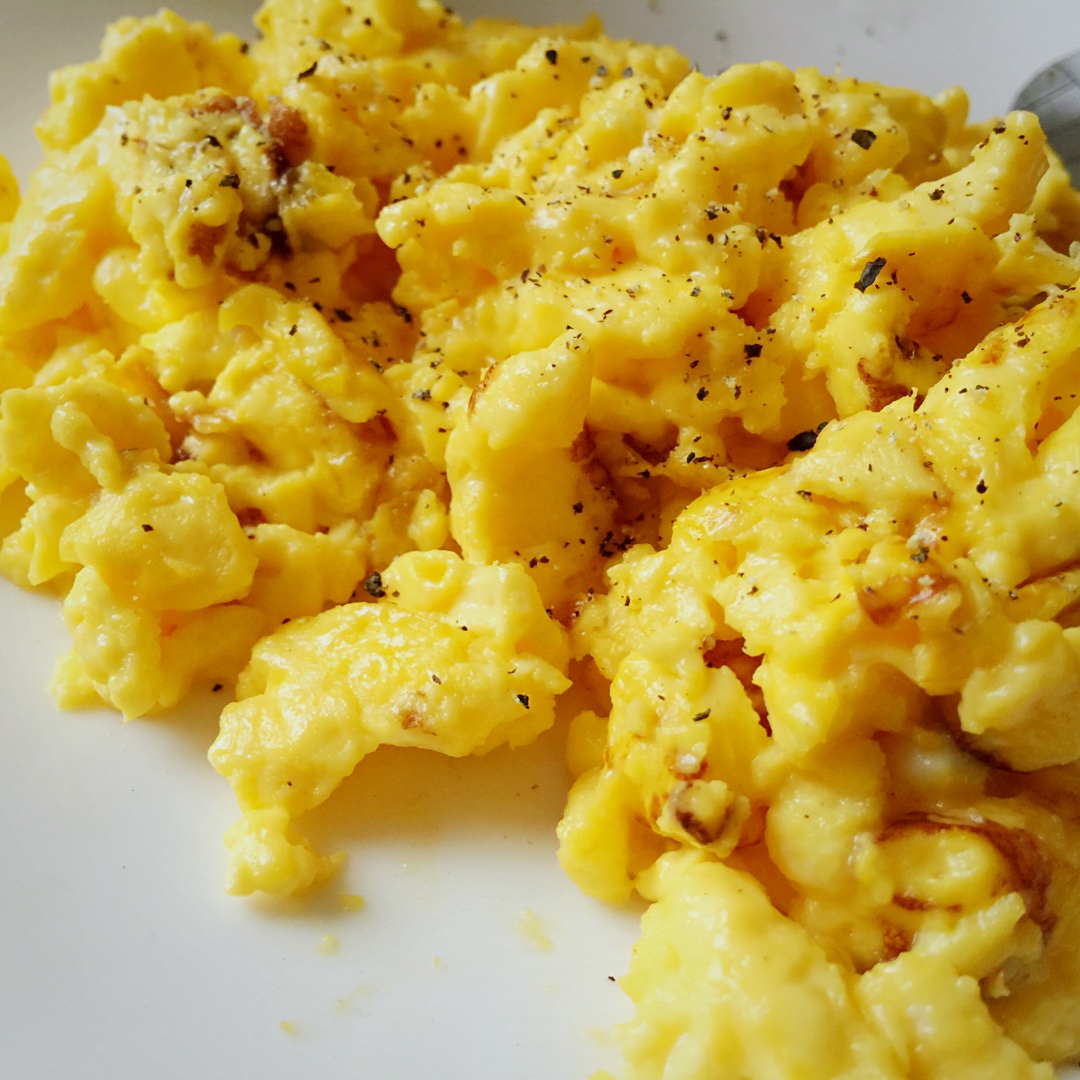 岚大花儿做的牛奶炒蛋