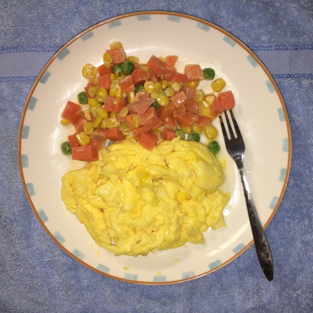 美式炒蛋 scrambled eggs