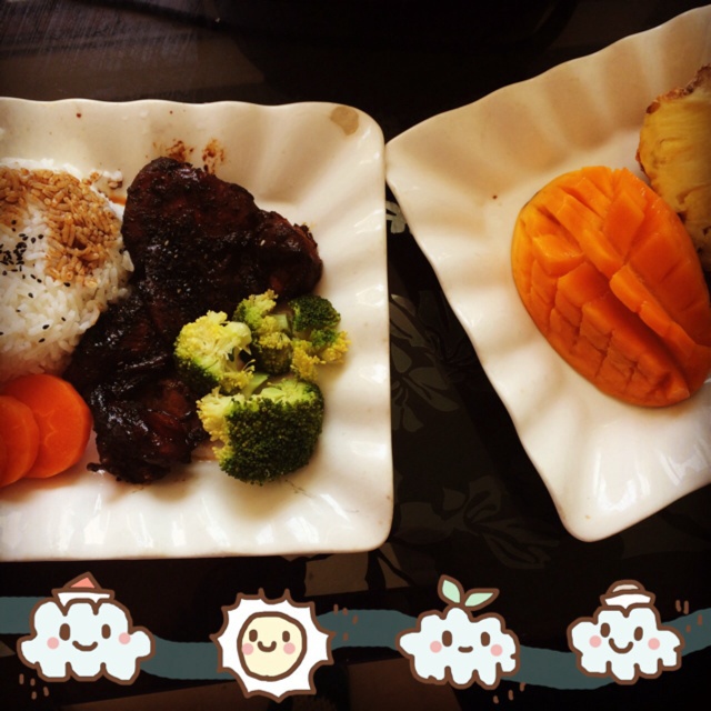 照烧鸡腿饭