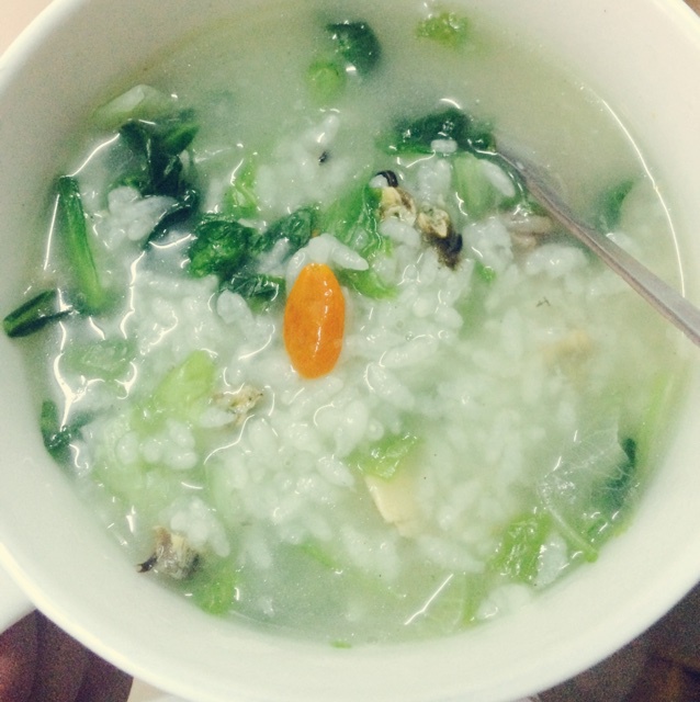 虾米青菜粥