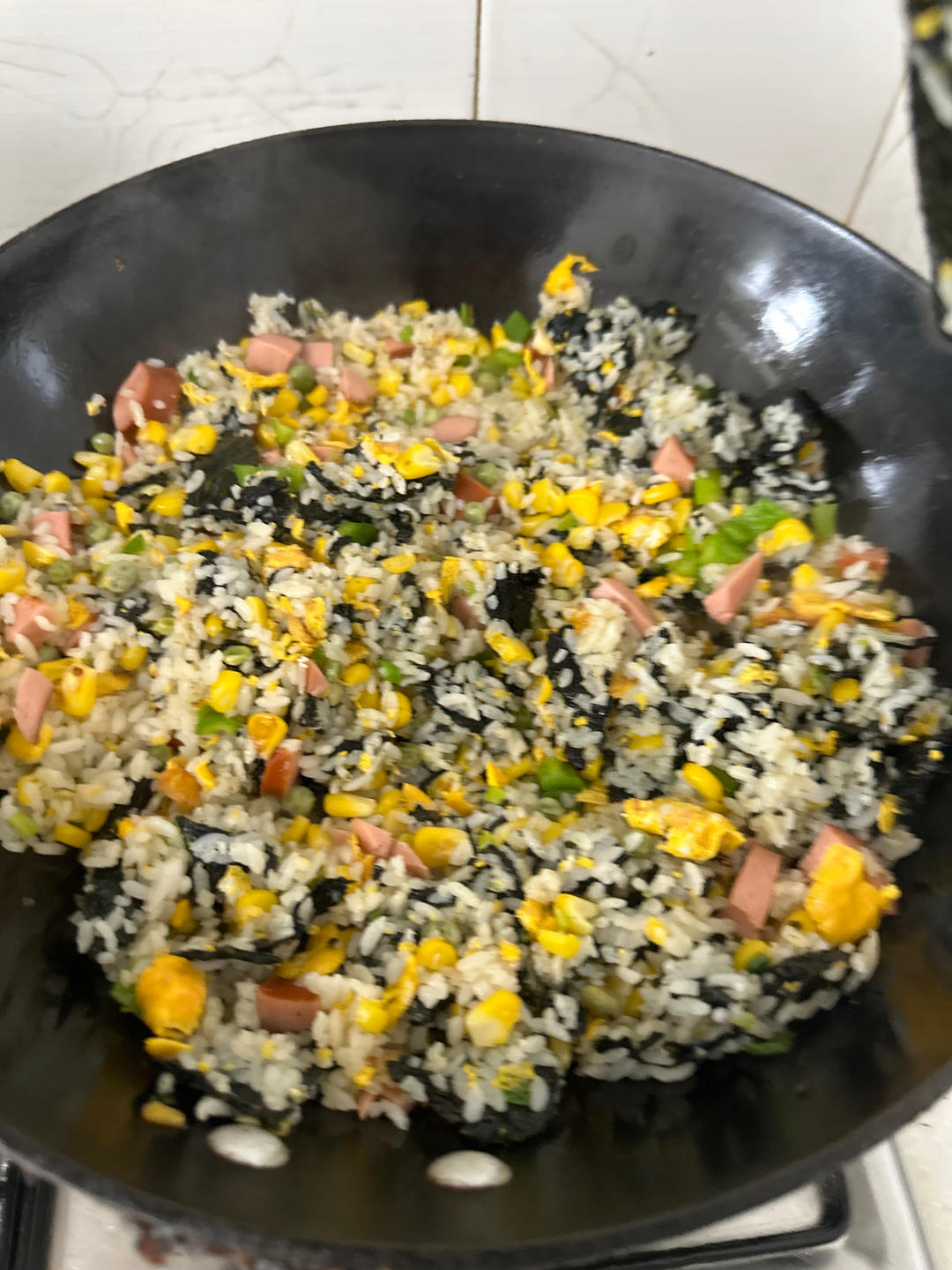 潮汕美味-紫菜炒饭