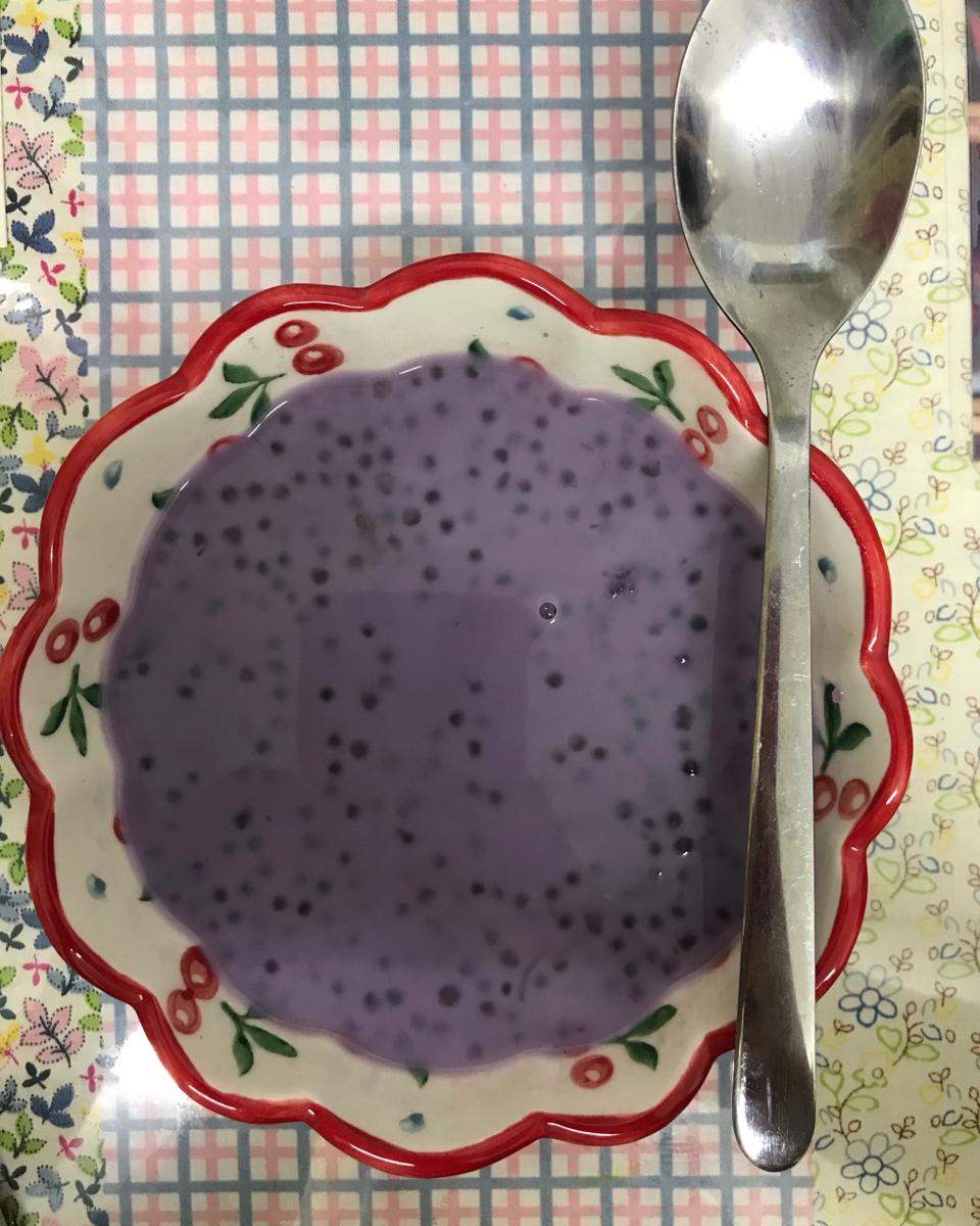 紫薯椰奶西米露