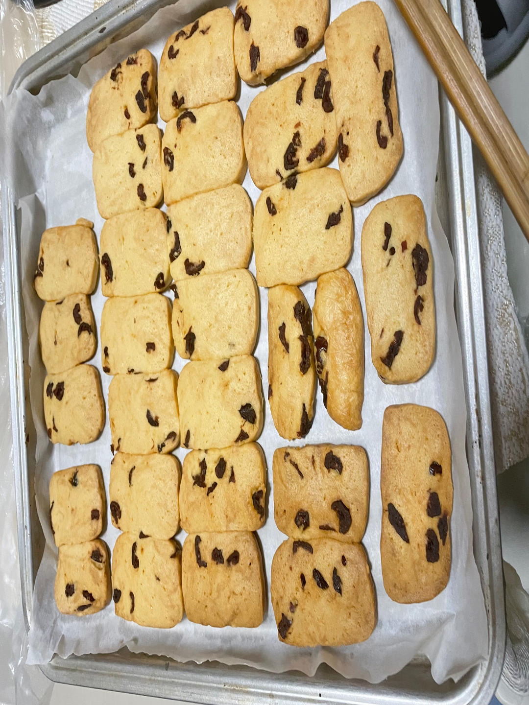 低糖少油版蔓越莓饼干
