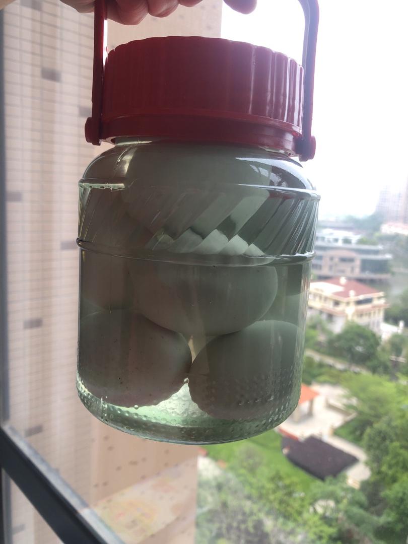 自制流油的咸鸭蛋